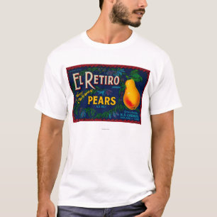 För Pearlåda för El Retiro etikett Tee Shirt