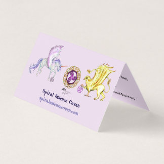För pegacornpegasus för Unicorn gullig griffon för Visitkort