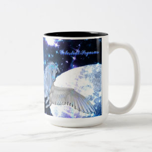 För Pegasus för Starry natt mugg fantasi