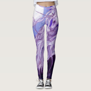 För Pegasus för Unicornsmåne Lunar häst för blått Leggings