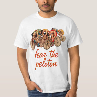 För Pelotonhumor för cykel tävlings- Tshirt T-shirt