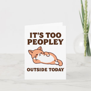 För Peopley Cat Inbjudan