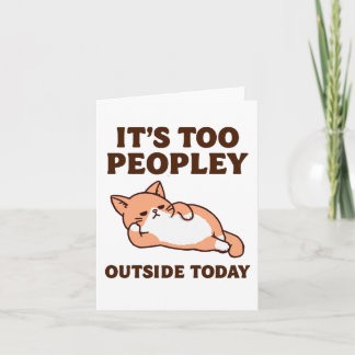 För Peopley Cat Inbjudan