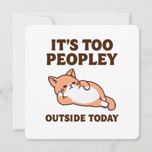 För Peopley Cat Spara Datumet