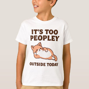 För Peopley Cat T Shirt