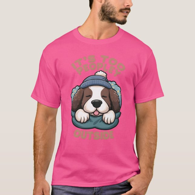 För Peopley-Hund gåva T Shirt (Framsida)
