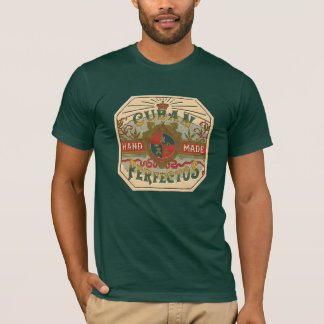 För Perfectos för cigarrannons kubansk tobak T-shirt