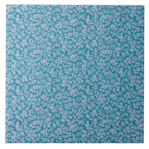 För persisk purpurfärgad Retro blommigt Kakelplatta