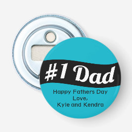 För personligflaska för pappa #1 öppnare