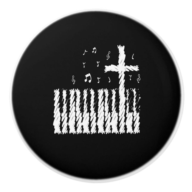 För pianosten för kristet musikband kristen knopp (Framsidan)