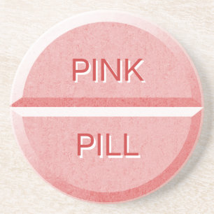 För PillTablet för beställnings- text rosa kust Underlägg