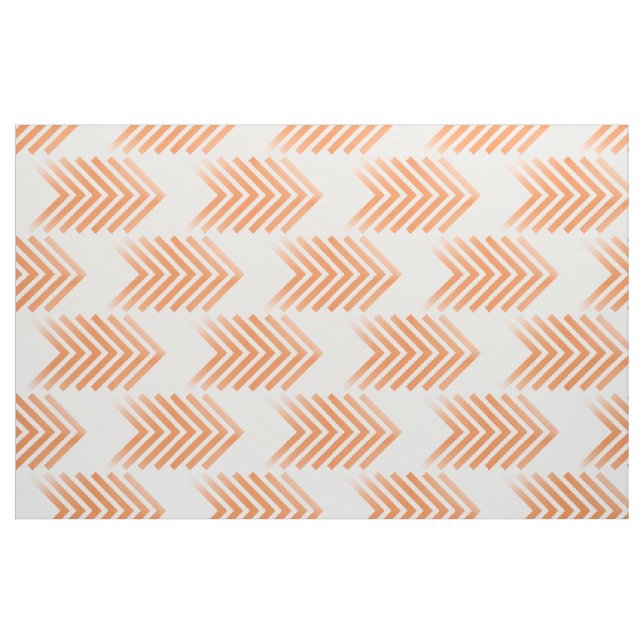För pilmönster för orange vit stam- tyg (Fat Quarter)