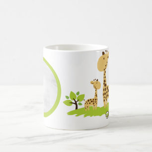 För planetanpassningsbar för giraff organiska kaffemugg
