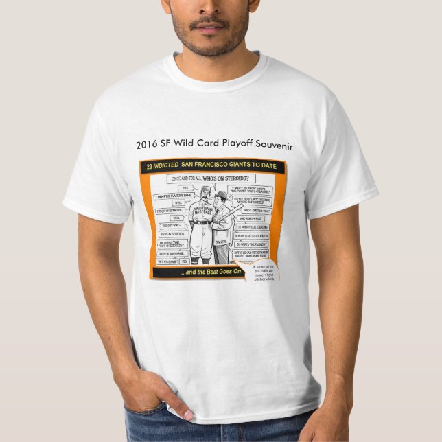 För Playoffsouvenir för 2016 SF T-tröja - WHO är Tee (Framsida)