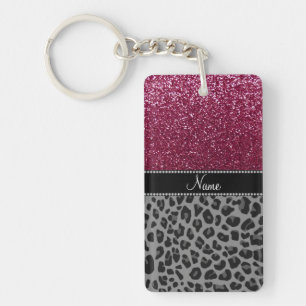 För plommonglitter för personlig känd leopard f
