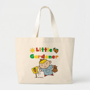 För pojke trädgårdsmästareTshirts och gåvor lite Jumbo Tygkasse