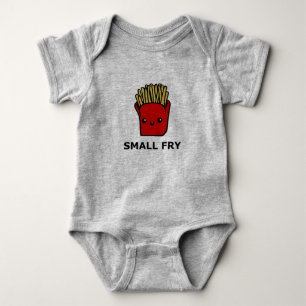 För pommes fritesbaby för LITEN SMÅFISK smaskig T-shirt