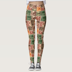 För portofrimärken för vintage australiensisk leggings