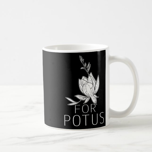 För Potus Harris 2024 Kamala Harris Till talman Kaffemugg (Höger)