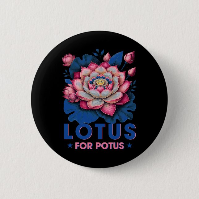 För Potus Kamala Harris 2024 Ledamot Knapp (Framsida)