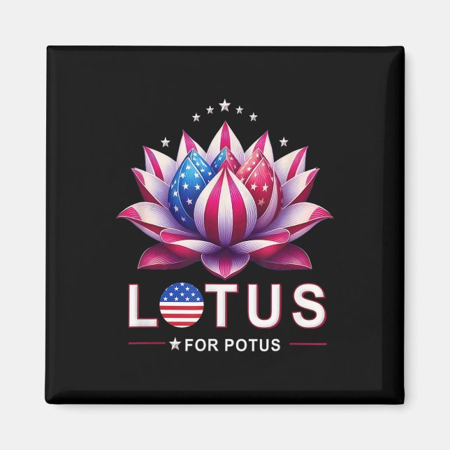 För Potus Kamala Harris 2024: President Trend Elec Magnet (Framsidan)