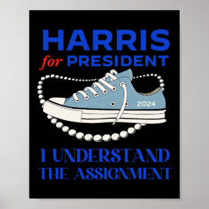 För president förstår jag Ignment Kamala 2024 Poster