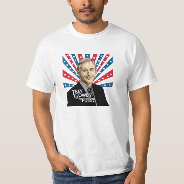 För president i 2016 Trey Gowdy Tee (Framsida)