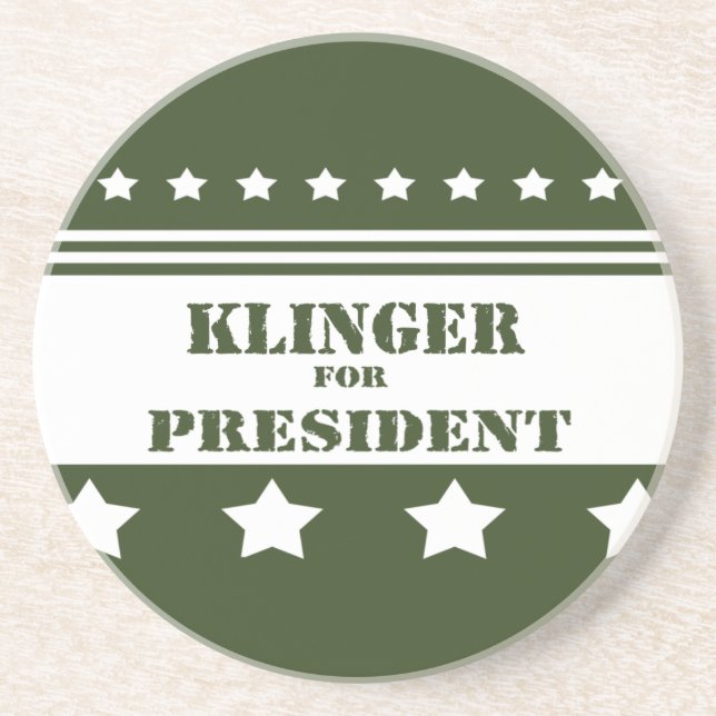 För presidenten Klinger Underlägg Sandsten (Framsidan)
