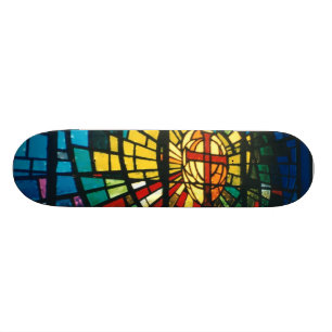 För prismafärger för målat glass ljust däck f skateboard bräda 21,5 cm
