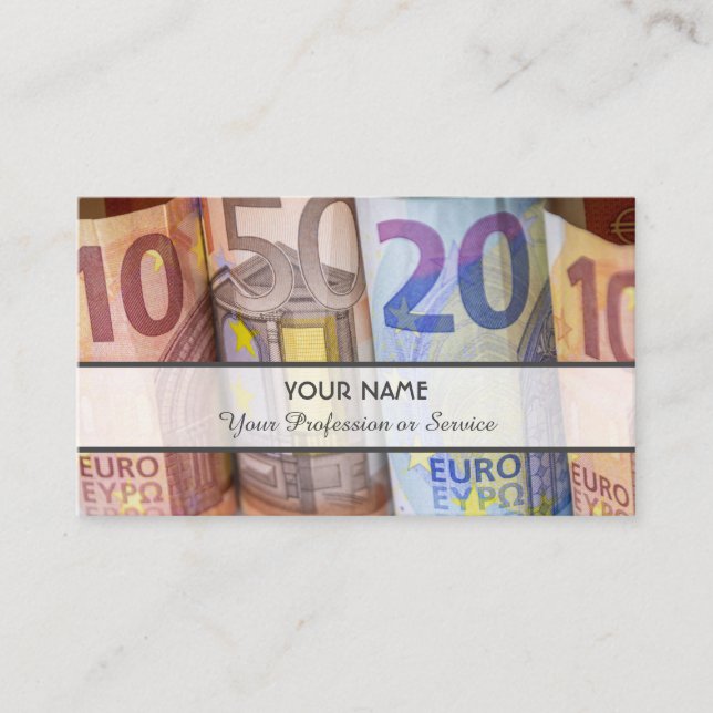 För professionell bankexperter eller finansexperte visitkort (Framsida)