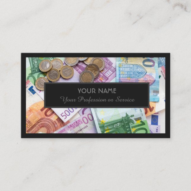 För professionell bankexperter eller finansexperte visitkort (Framsida)