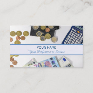 För professionell bankexperter eller finansspecial visitkort