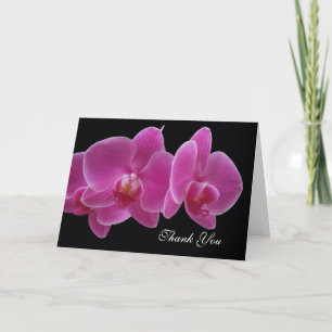 För professionelldag för Orchid administrativt Tack Kort