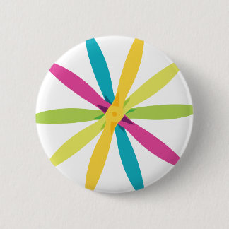 För propellerblomma för vintage Retro stötta Desig Knapp