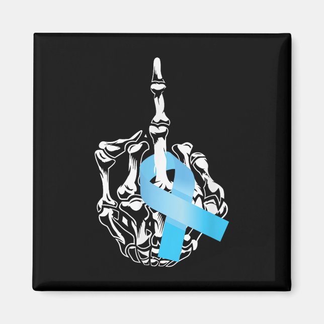 För prostatacancer i Mitten Finger prostatacancer Magnet (Framsidan)