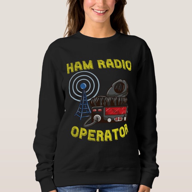 For Proud Ham Radio Operator  Ham Radio Dad Grandp T Shirt (Framsida)