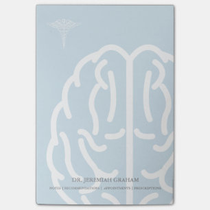 För psykiaterpersonlig för Neurologist namn Post-it Block
