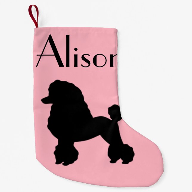 för pudelkjol för 50-tal rosa julstrumpa (Framsidan)