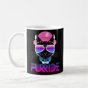 För Purride för bisexuell pridekatt mugg LGBTQ