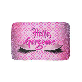 För Quatrefoil hejer ursnygga för Makeup rosor Badrumsmatta