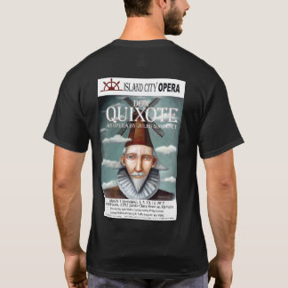 För Quixote för universitetslärare för östadsopera T-shirt