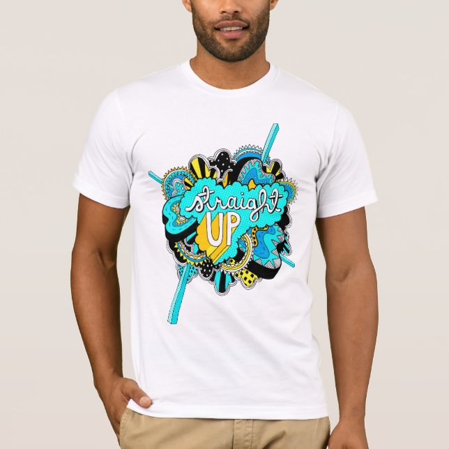 FÖR RAKSTRÄCKA MANAR UPP - T SHIRT (Framsida)