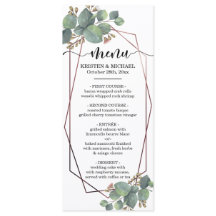 För rambröllop för Eucalyptus rosa guld-