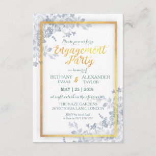 För ramCalligraphy för Glam blomma guld- kort för