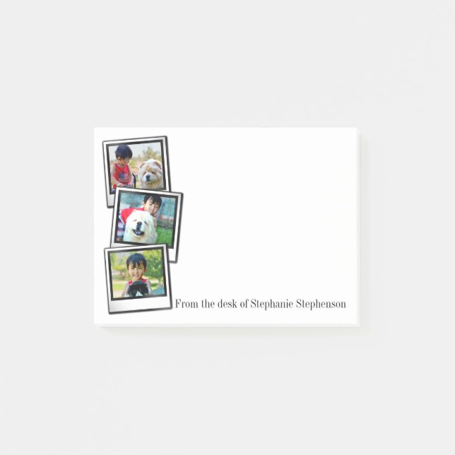 för rampersonlig för ögonblick 3-Photo foto Post-it Block (Framsida)