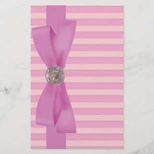 För randelegans för baby rosa papper