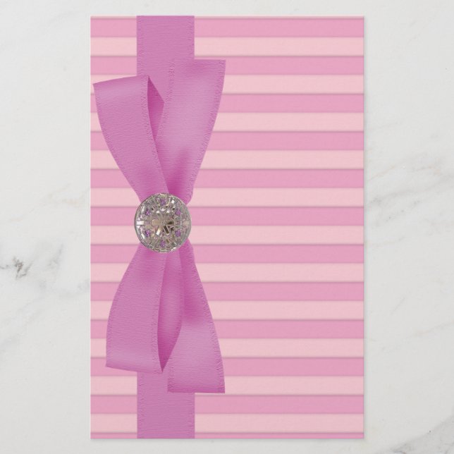 För randelegans för baby rosa papper (Framsida)