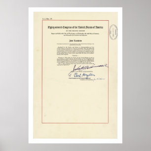 För rättelseU.S. för ORIGINAL 24th konstitution Poster
