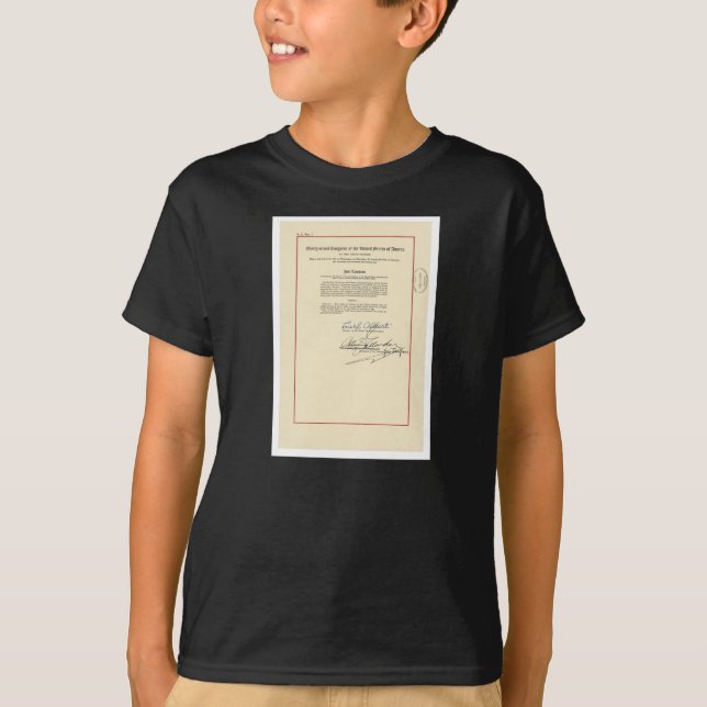 För rättelseU.S. för ORIGINAL 26th konstitution T-shirt (Framsida)