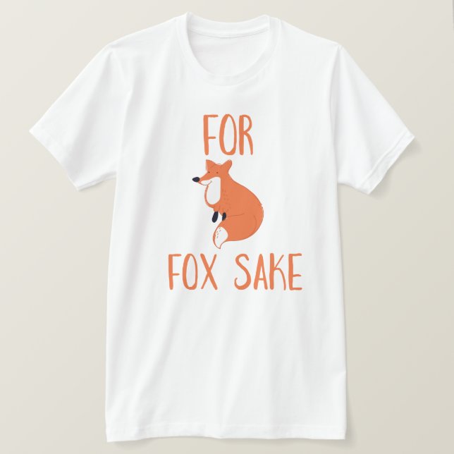 För Rävs Skull T Shirt (Design framsida)